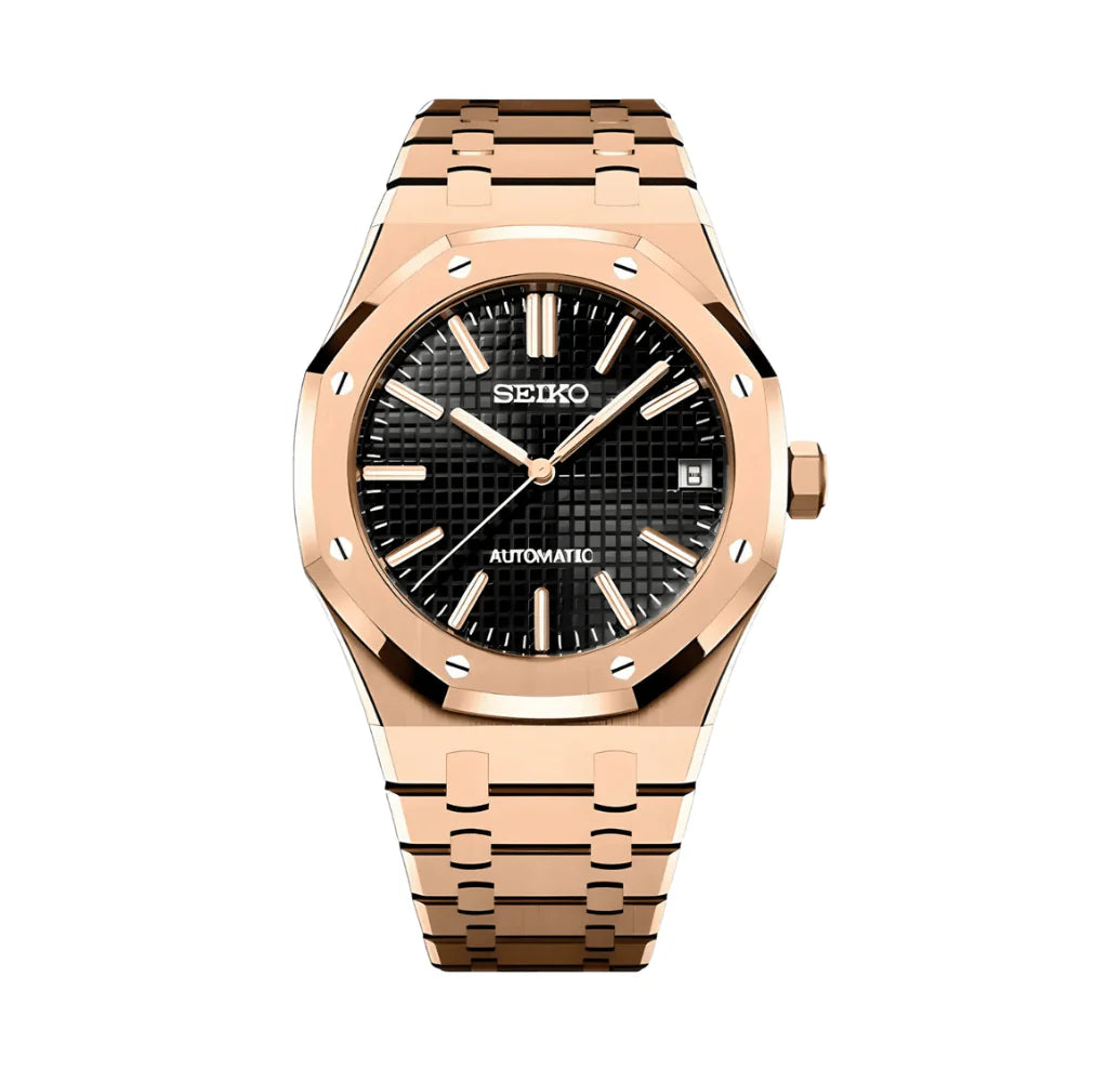Seiko Mod Royal Oak "Rose Gold"
