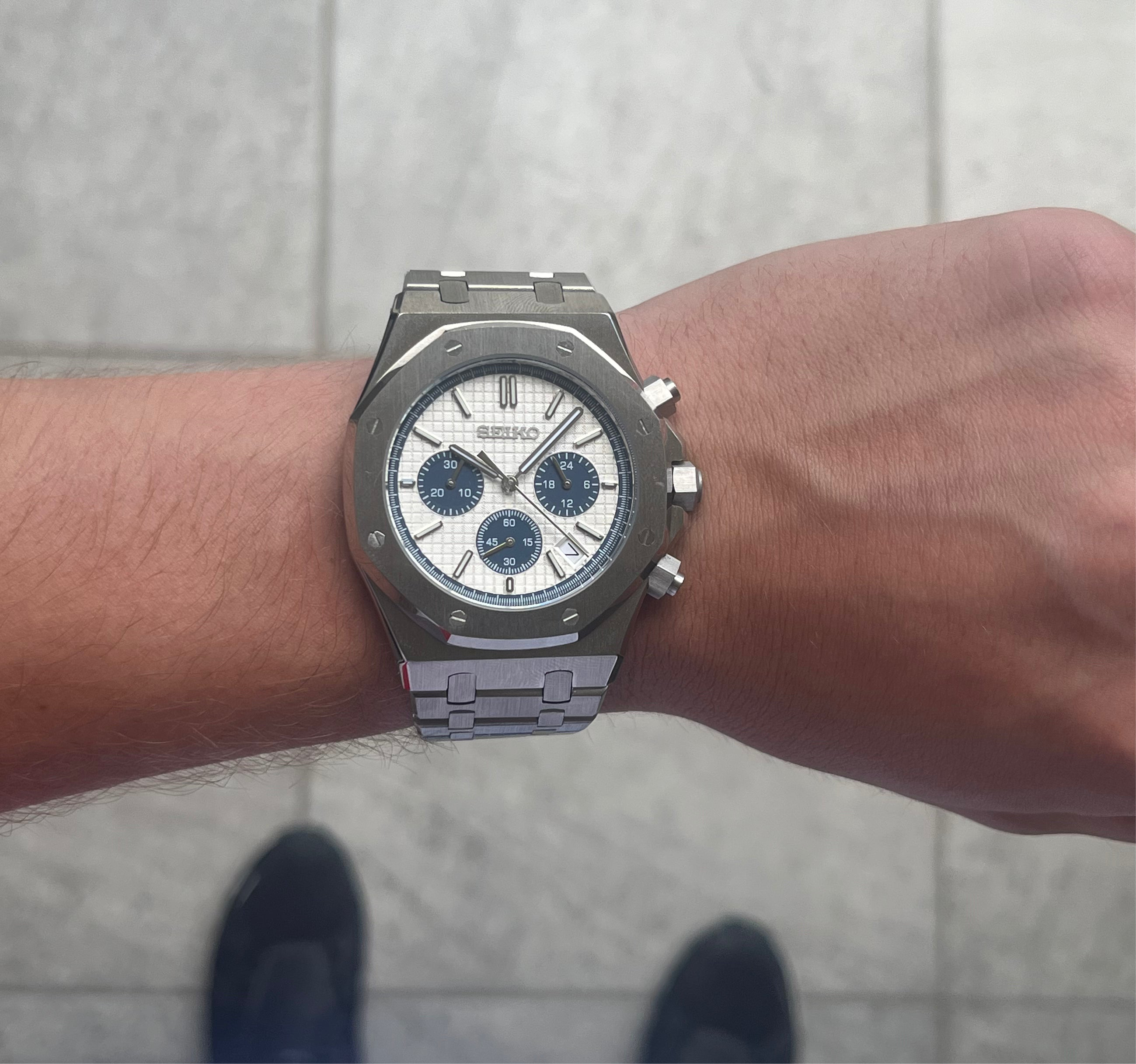 Seiko Mod Royal Oak "Chrono"