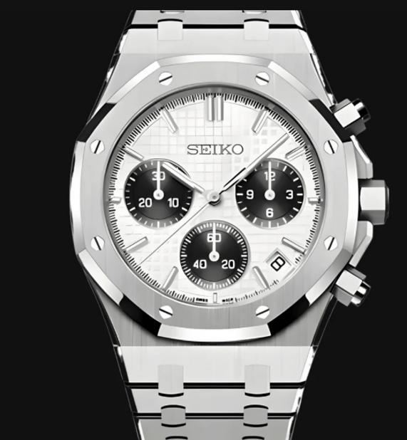 Seiko Mod Royal Oak "Chrono"