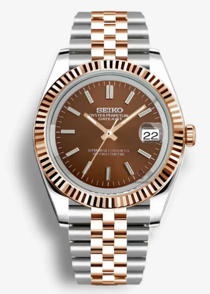 Seiko Mod Datejust "Chocolate"