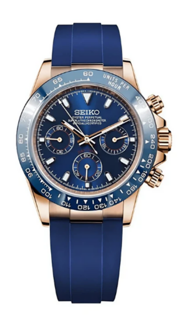 Seiko Mod Dayona "Royal Blue"