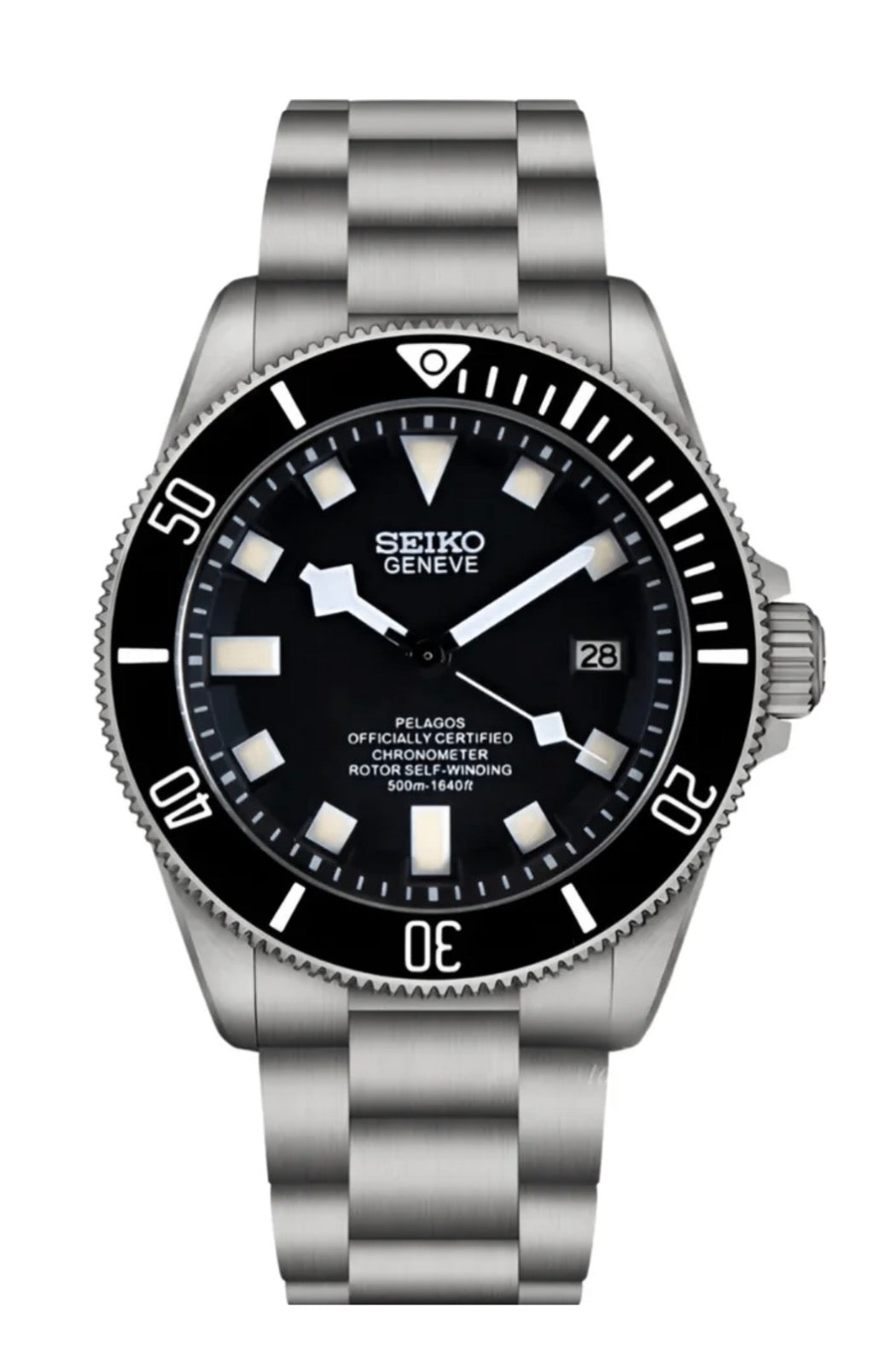 Seiko Mod Pelagos Black