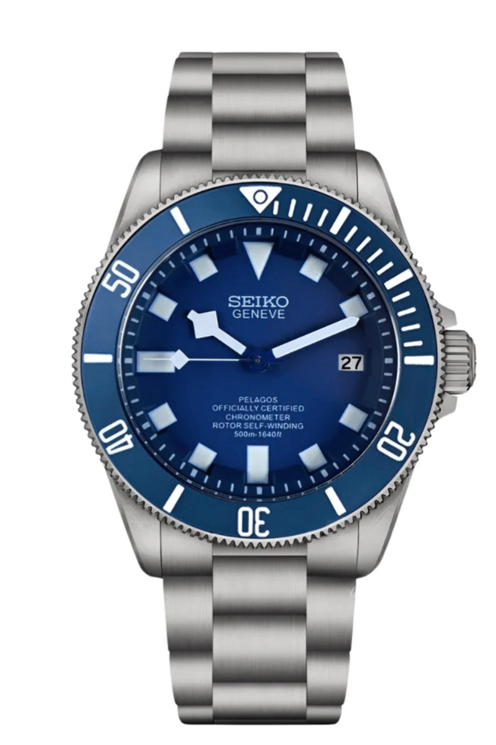Seiko Mod Pelagos Blue
