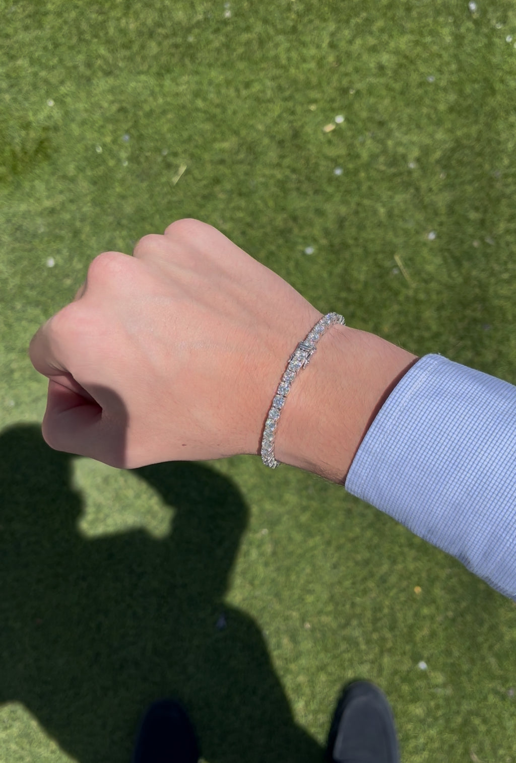 Pulso Tennis Moissanita