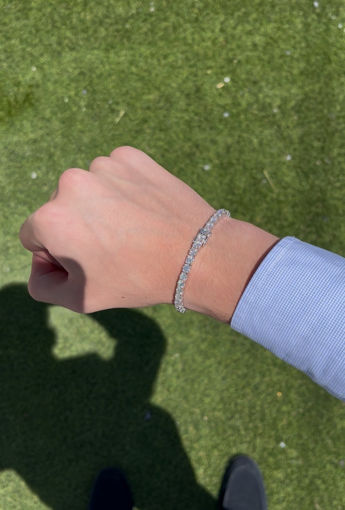 Pulso Tennis Moissanita