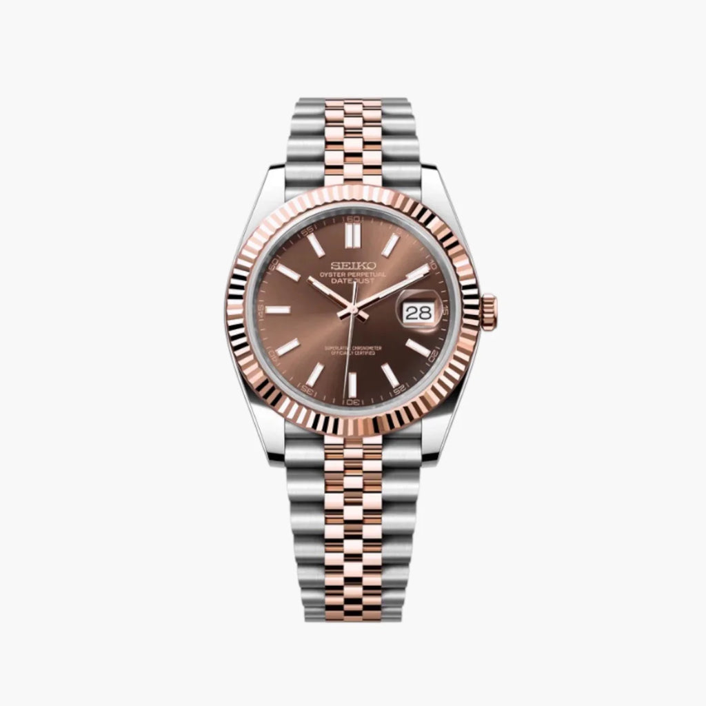 Seiko Mod Datejust "Chocolate"