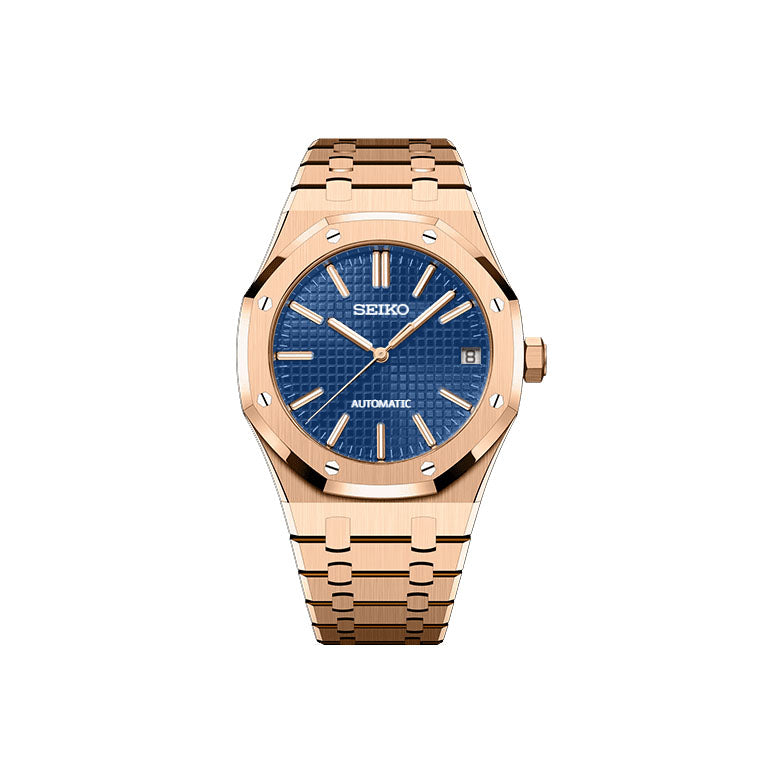Seiko Mod Royal Oak "Rose Gold"