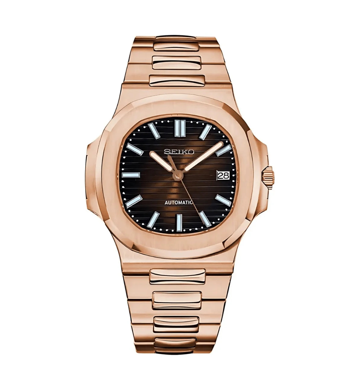 Seiko Mod Nautilus "Chocolate"