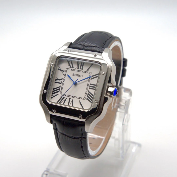Seiko Mod Santos Correa de Piel